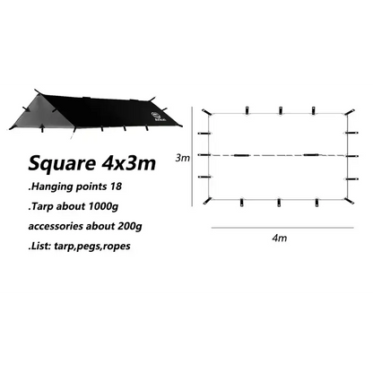 Outdoor UV resistant Tarp