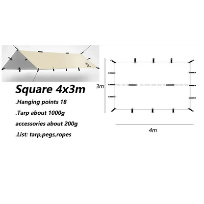 Outdoor UV resistant Tarp