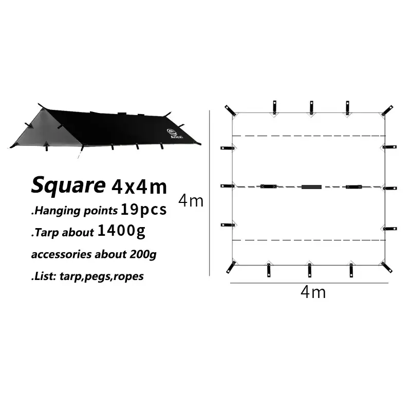 Outdoor UV resistant Tarp