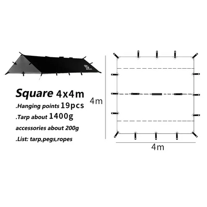 Outdoor UV resistant Tarp