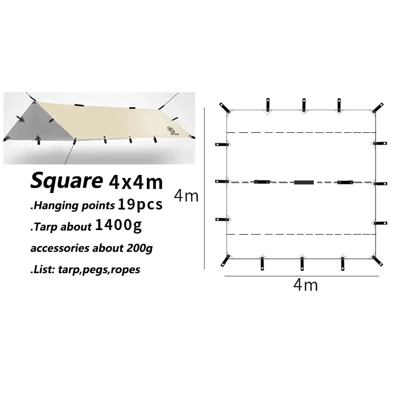 Outdoor UV resistant Tarp