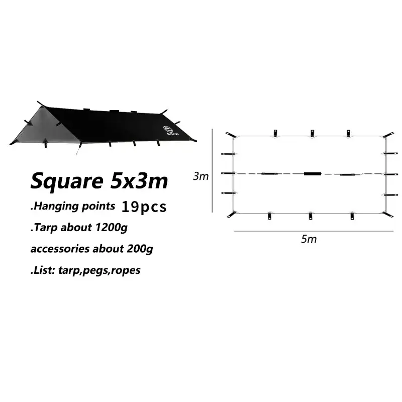 Outdoor UV resistant Tarp