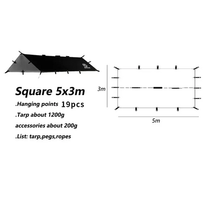 Outdoor UV resistant Tarp
