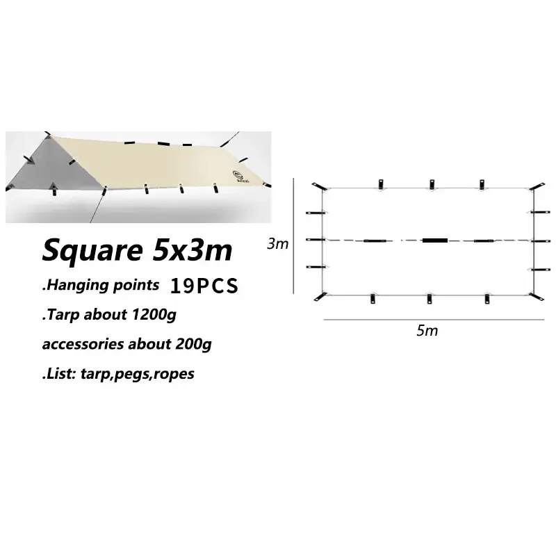 Outdoor UV resistant Tarp