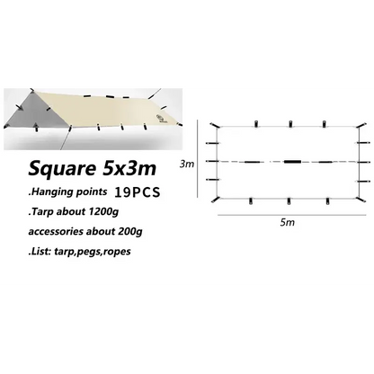 Outdoor UV resistant Tarp