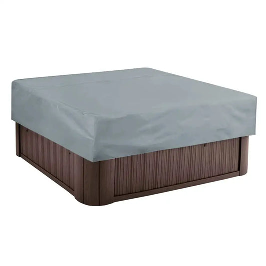 Outdoor Waterproof Hot Tub Cover – 220×220×30cm Square Spa Protector