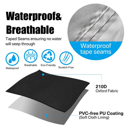 Outdoor Waterproof L-Shape Sofa Cover – Heavy-Duty Weather Protection (different sizes available)