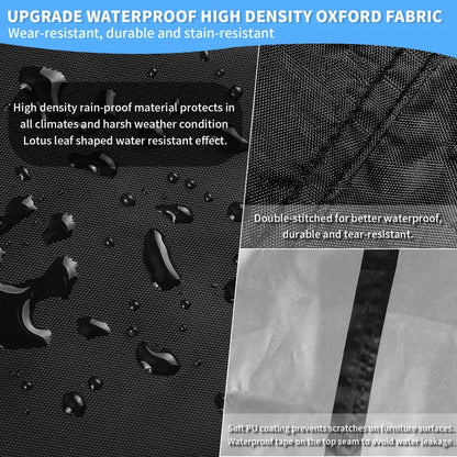 Outdoor Waterproof L-Shape Sofa Cover – Heavy-Duty Weather Protection (different sizes available)