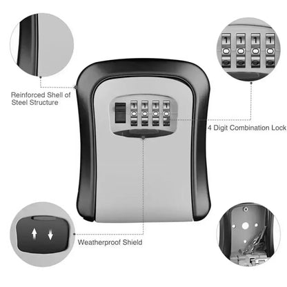 Key Lock Box (available in grey, black, red & blue)