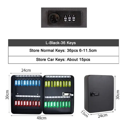 Password Key Lock Storage Box (different sizes available)