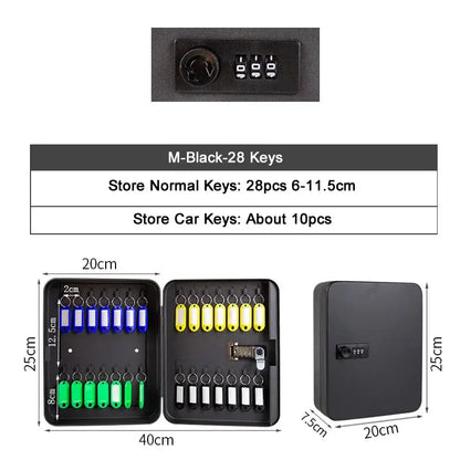 Password Key Lock Storage Box (different sizes available)