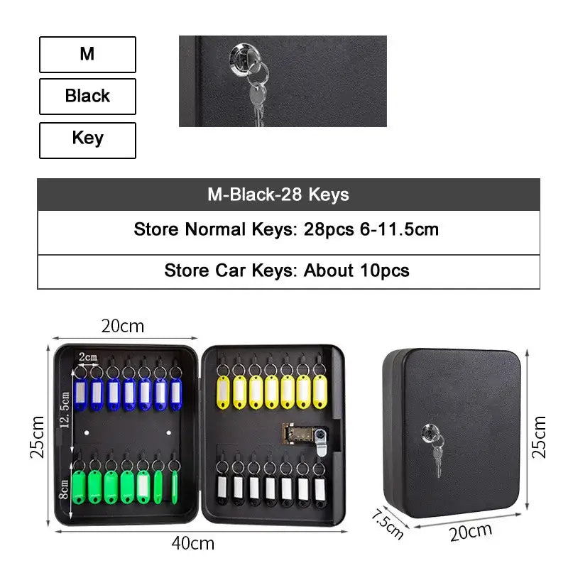 Password Key Lock Storage Box (different sizes available)