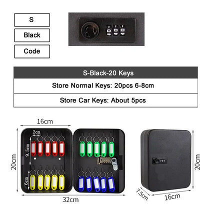 Password Key Lock Storage Box (different sizes available)