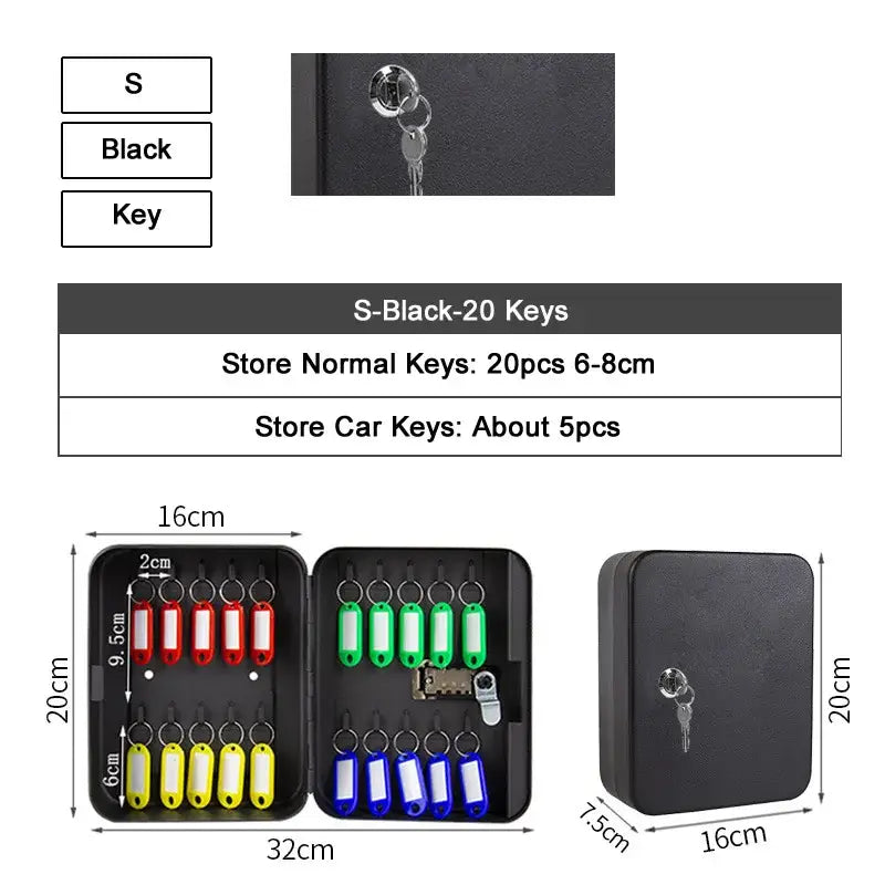Password Key Lock Storage Box (different sizes available)