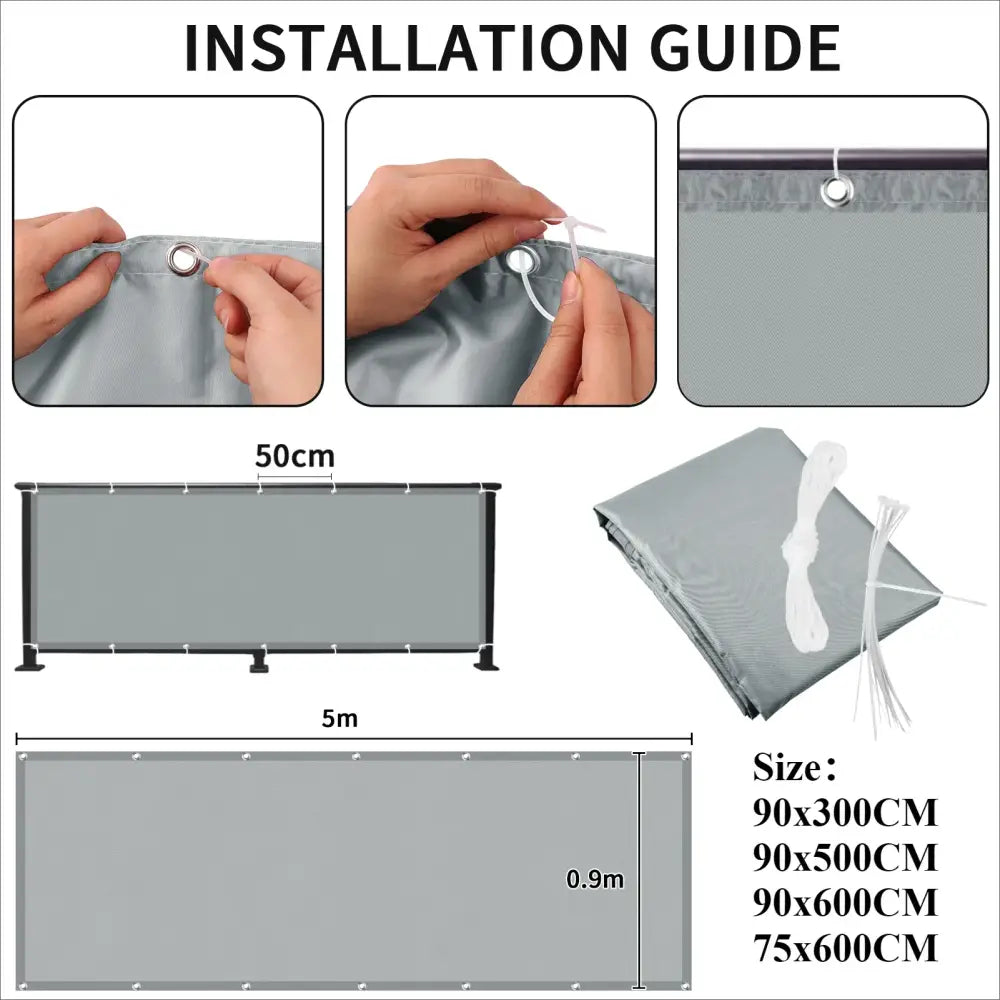 Patio Privacy Screen (3 colours available)