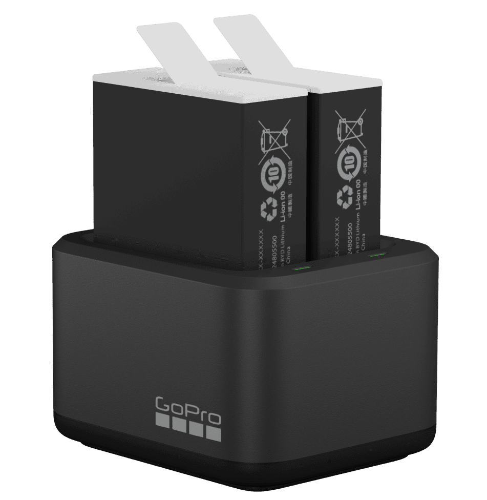 GoPro Hero10 / Hero9 Black Dual Battery Charger + Enduro Batteries - Actiontech