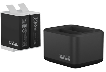 GoPro Hero10 / Hero9 Black Dual Battery Charger + Enduro Batteries - Actiontech