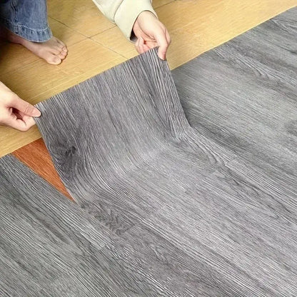 Peel & Stick Waterproof Vinyl Plank Flooring (4 sizes & 10 designs available)