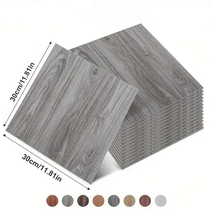Peel & Stick Waterproof Vinyl Plank Flooring (4 sizes & 10 designs available)
