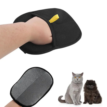 Pet Hair Removal Gloves – Reusable Double-Sided