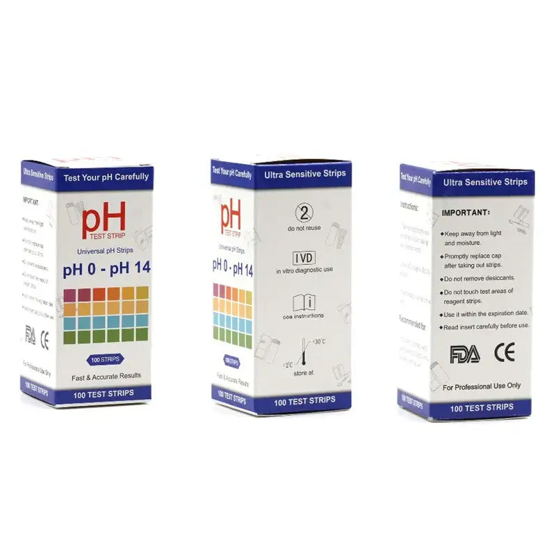 PH Test Strips – 0-14 / 4.5-9.0 Range, 100/150 Strips for Saliva & Urine Testing