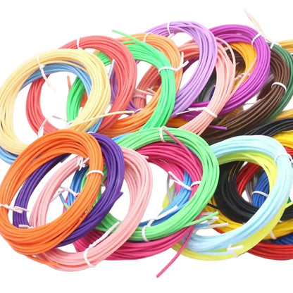 PLA 3D Pen Filament 50m – 10 Colours with Copy Painting Album