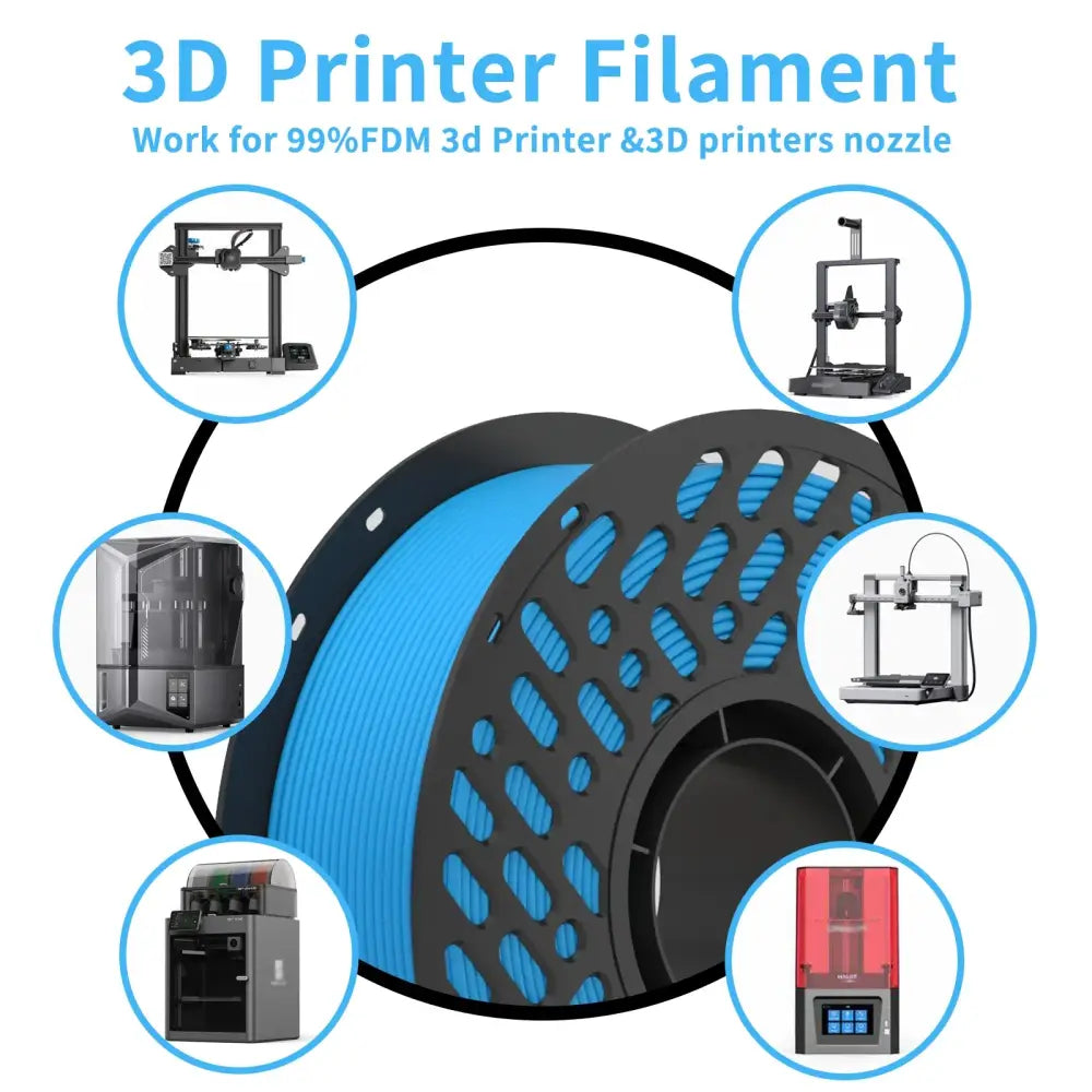 PLA 3D Printer Filament 1.75mm (200g) – High Toughness & Heat Resistant