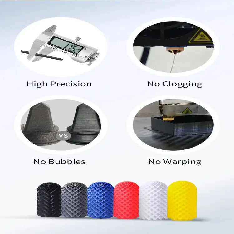 PLA 3D Printer Filament 1.75mm (200g) – High Toughness & Heat Resistant