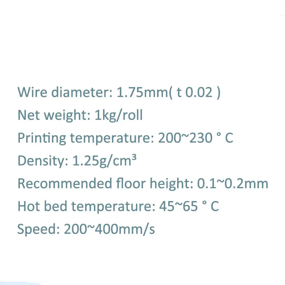 PLA+ High-Speed 3D Printer Filament 1.75mm (1KG) (different colours available)