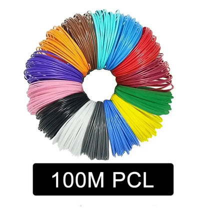 PLA/PCL 3D Printing Pen Filament 1.75mm (9–100m)