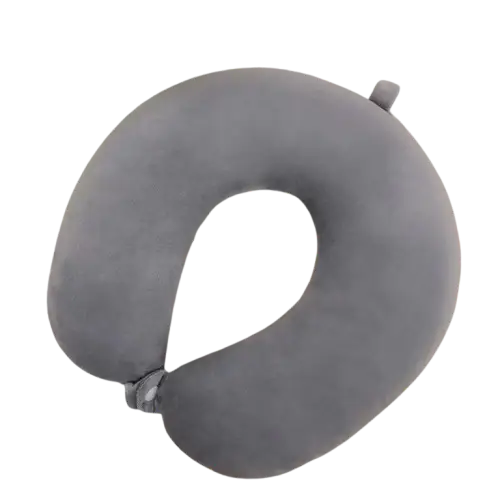 Plush U-Shaped Travel Neck Pillow (3 colours available)