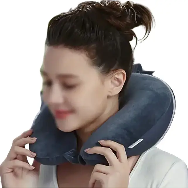 Plush U-Shaped Travel Neck Pillow (3 colours available)