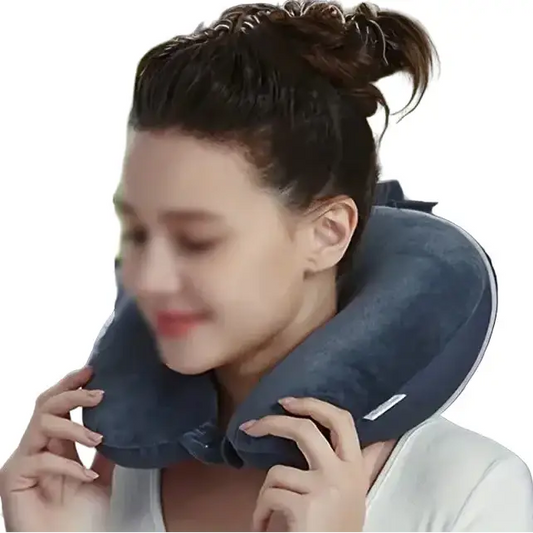 Plush U-Shaped Travel Neck Pillow (3 colours available)
