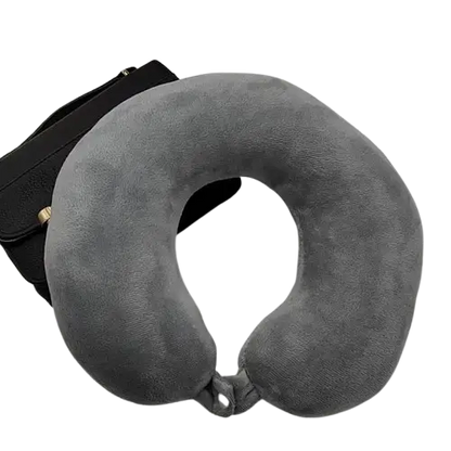 Plush U-Shaped Travel Neck Pillow (4 colours available)