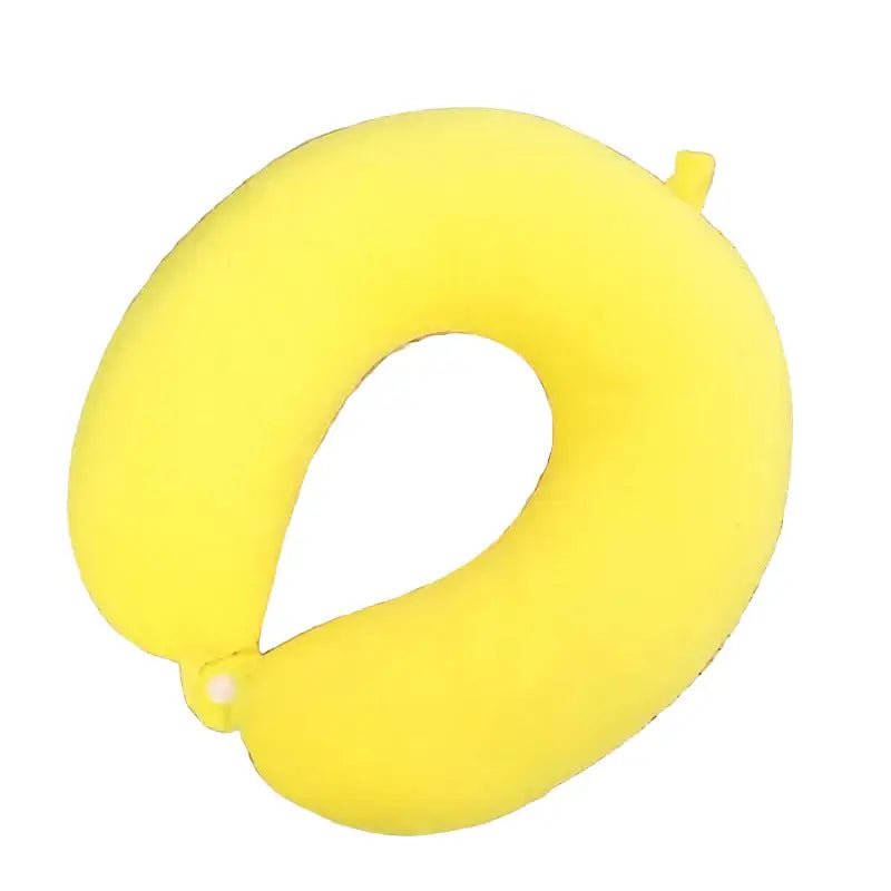 Plush U-Shaped Travel Neck Pillow (4 colours available)