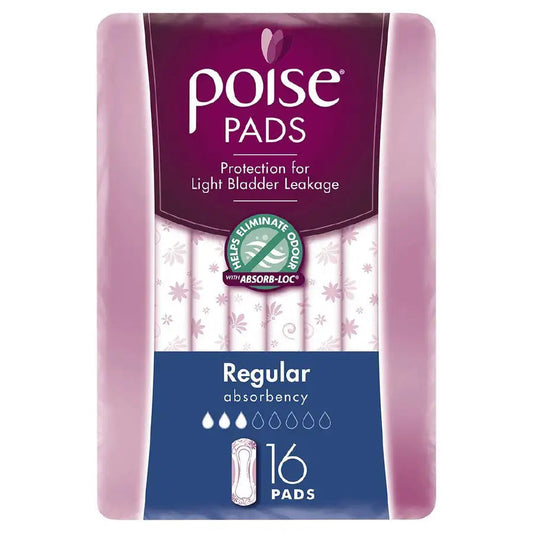 Poise Regular Pads (16pcs) Pack - Babyonline