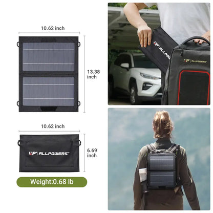 Portable 10W Solar Panel USB Output