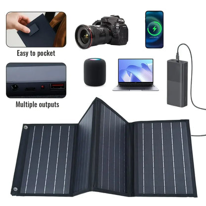 Portable 120W Solar Charging Panel Waterproof