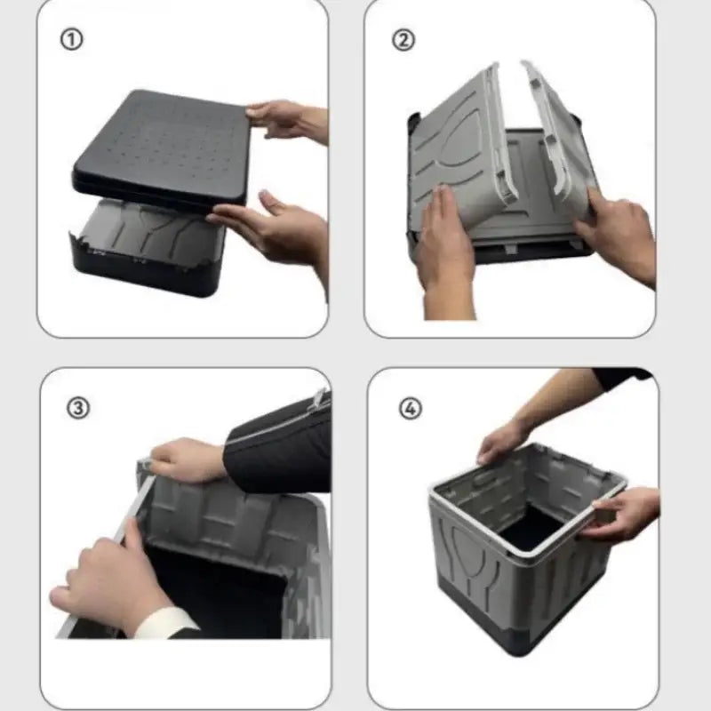 Portable 4-in-1 Outdoor Camping Toilet – Foldable & Odor-Proof