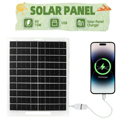 Portable 6V 10W Solar Charger Panel