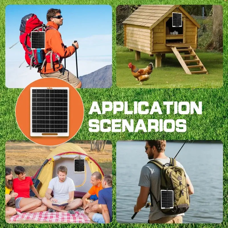 Portable 6V 10W Solar Charger Panel