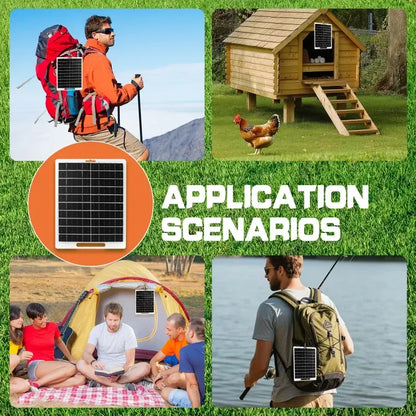 Portable 6V 10W Solar Charger Panel