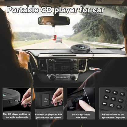 Portable Bluetooth CD Player