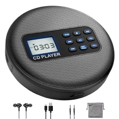 Portable Bluetooth CD Player