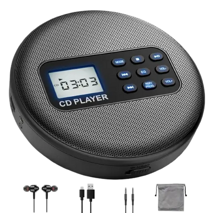 Portable Bluetooth CD Player