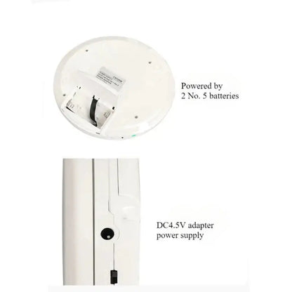 Portable Bluetooth CD Player with Display (Black & White)