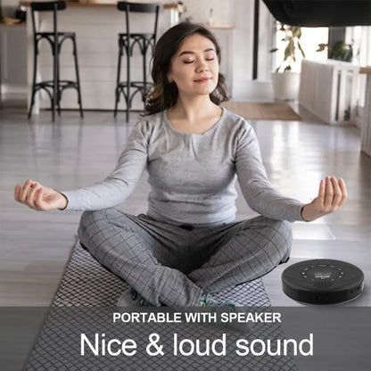 Portable Bluetooth CD Player with Speaker