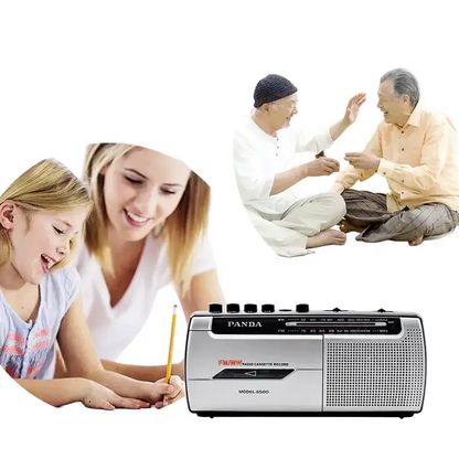 Portable Cassette Player with FM Radio