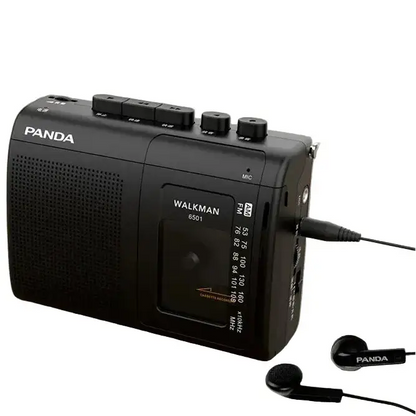 Portable Cassette Player with Radio