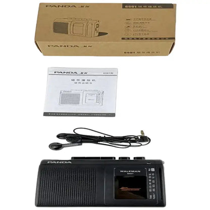 Portable Cassette Player with Radio
